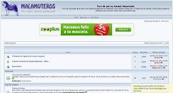 Desktop Screenshot of malamuteros.com